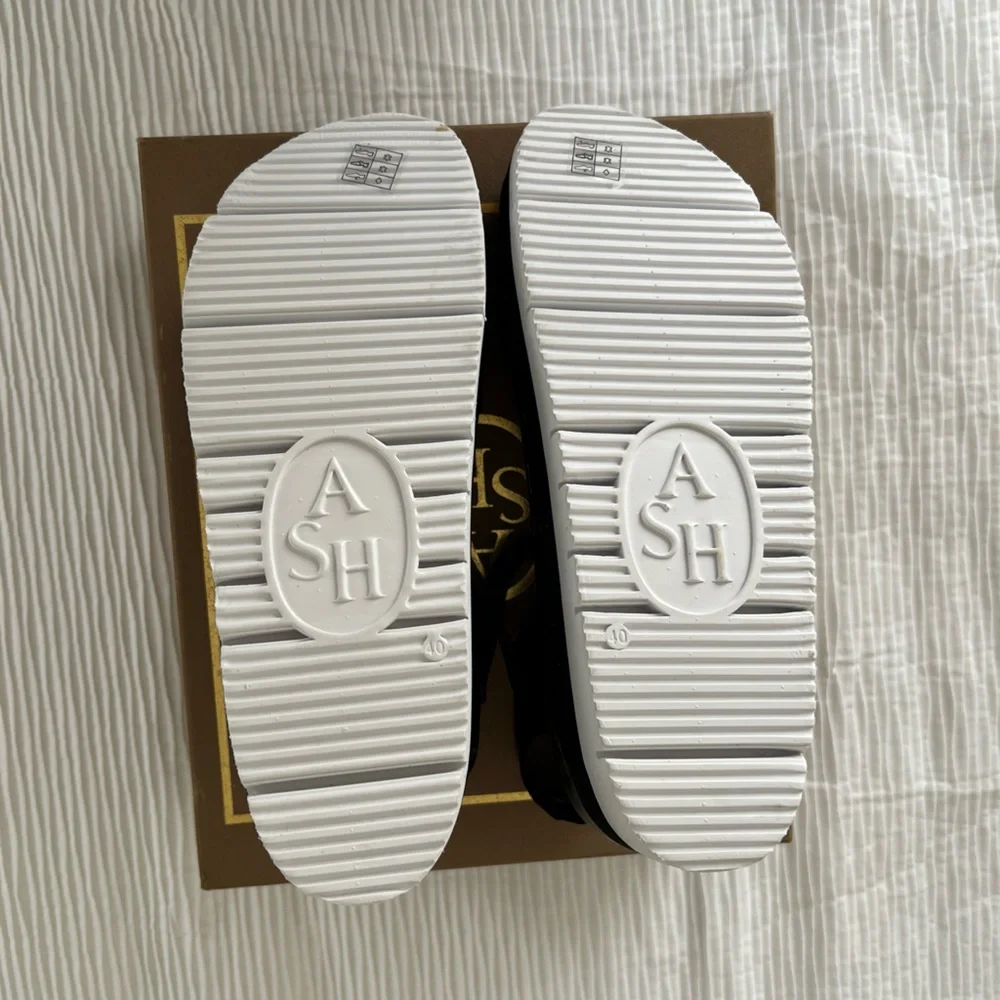 NWT ASH Women's Vera Flatform Leather Sandals. Size 40 - Picture 8 of 10